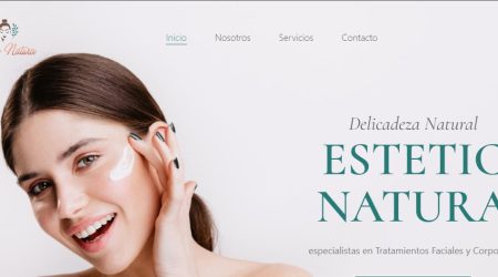 Web Centro Estetic Natura - Wilapp