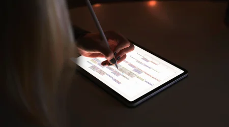 mockup de agenda digital